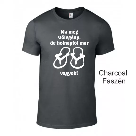 Póló - Ma még vőlegény, de holnap már papucs vagyok!