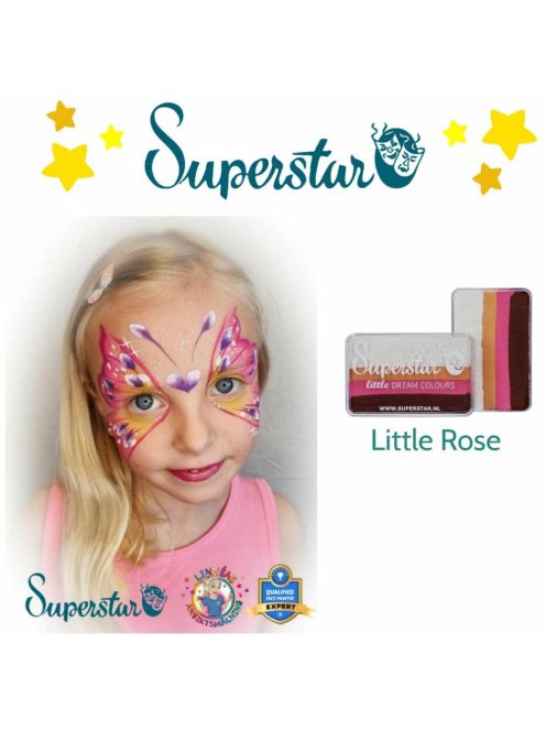 Superstar Little Rose csíkos arcfesték 30gr