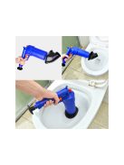 Lefolyótisztító pisztoly 4 darab cserélhető gumi fejjel