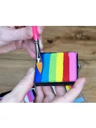 Leanne's Rainbow virág szirom arcfestőecset Flower 3/8"