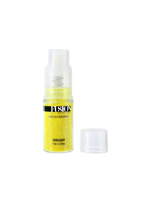 Fusion Glitter Pump Spray Sunlight - Holographic Yellow