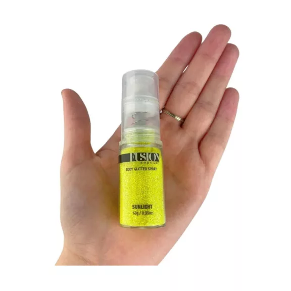 Fusion Glitter Pump Spray Sunlight - Holographic Yellow