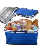 Összecsukható hőszigetelt piknikkosár alumínium kerettel piknikhez és bevásárláshoz