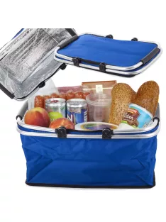 Összecsukható hőszigetelt piknikkosár alumínium kerettel piknikhez és bevásárláshoz