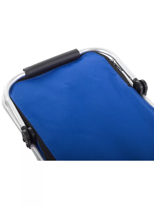 Összecsukható hőszigetelt piknikkosár alumínium kerettel piknikhez és bevásárláshoz