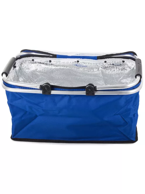 Összecsukható hőszigetelt piknikkosár alumínium kerettel piknikhez és bevásárláshoz