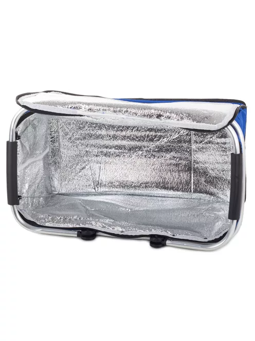 Összecsukható hőszigetelt piknikkosár alumínium kerettel piknikhez és bevásárláshoz