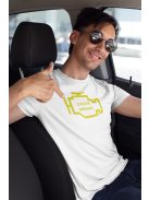 Check Engine póló, motorhiba jelző, vicces autós póló, autós ajándék