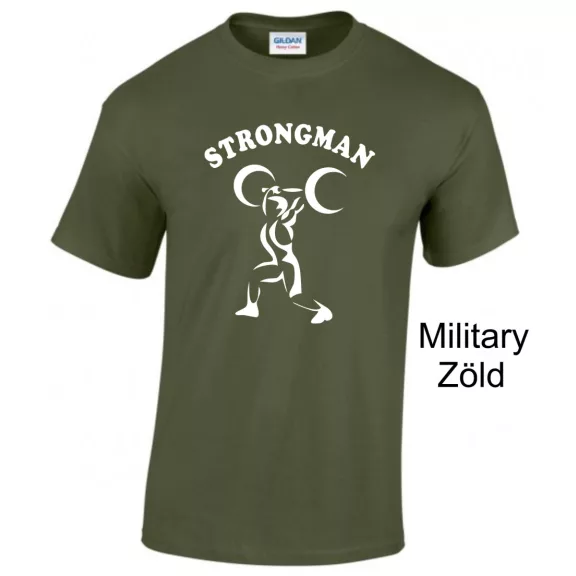 Strongman póló – Erőemelők és súlyemelők számára