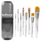 Mehron Paradise AQ ecset készlet 8 ecsettel+tartóval mosóval