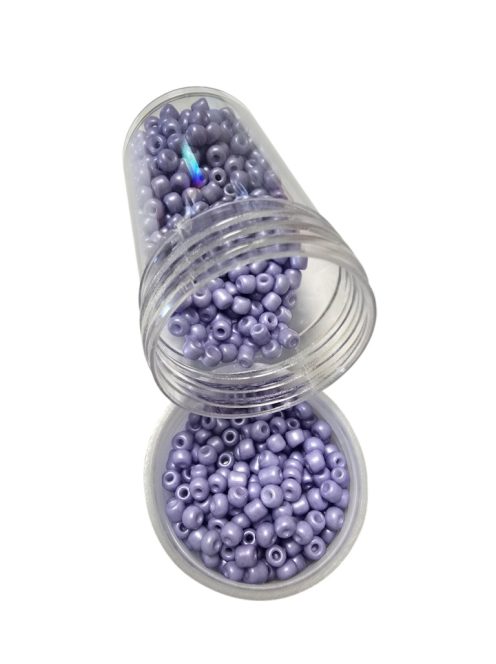 Kásagyöngy - matt 20g lila 2 mm