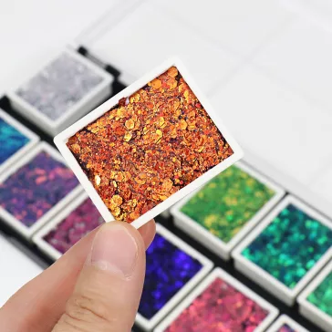 Glitter Cream 12 színű professzionális csillámkrém paletta készlet