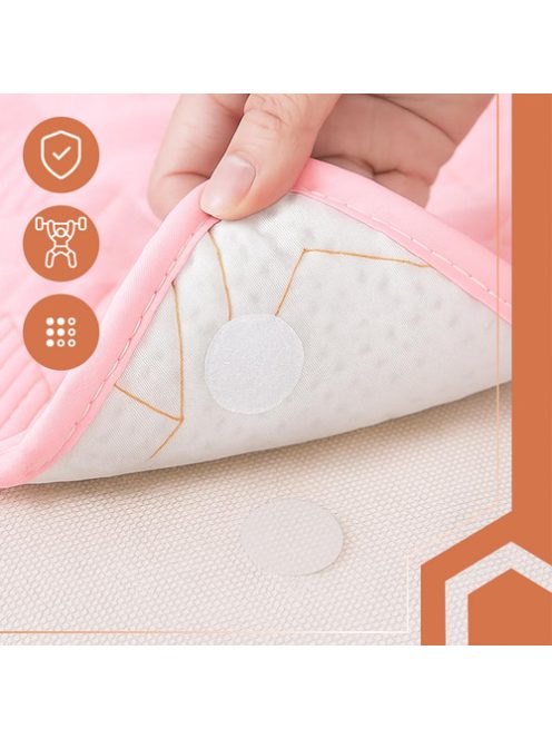 Öntapadós fehér tépőzár pöttyök 18mm, 500 darabos szett kreatív rögzítéshez.