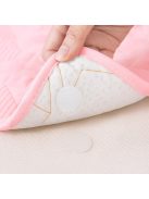 Öntapadós fehér tépőzár pöttyök 18mm, 500 darabos szett kreatív rögzítéshez.