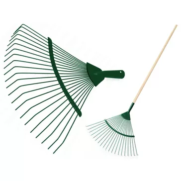 Kerti lombgereblye fém, 36 cm, legyező alakú