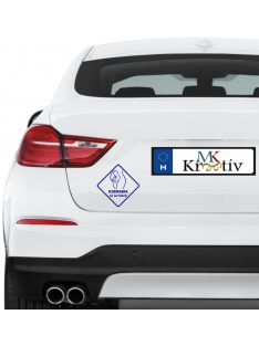  Kismama az autóban autós matrica több méretben