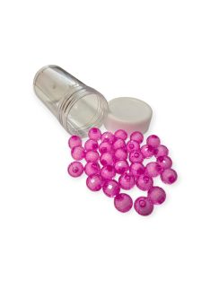 Színes Gyöngyök 0,7mm magenta színben 30db/cs