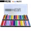 Fusion Body Art Pride Paletta 12 mini split cake-kel, különböző pride zászlók színeivel