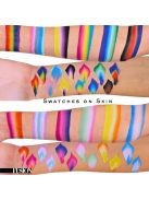 Fusion Body Art Pride Paletta 12 mini split cake-kel, különböző pride zászlók színeivel