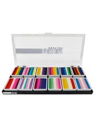 Fusion Body Art Pride Paletta 12 mini split cake-kel, különböző pride zászlók színeivel