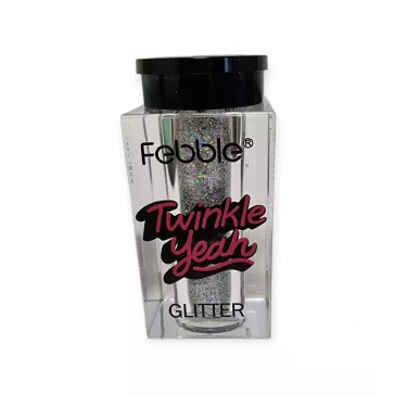 Febble Extra finom csillámpúder Ezüst