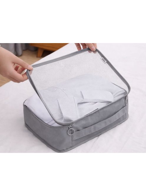 7 darabos bőröndszervező készlet ruhák és poggyász rendszerezéséhez utazáshoz