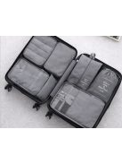 7 darabos bőröndszervező készlet ruhák és poggyász rendszerezéséhez utazáshoz
