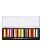 PXP Professional Colours arcfesték paletta Princess Lines Lyudmyla Kotovával, 10 színű splitcake és rainbow cake arcfesték készlet.