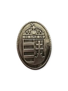 Magyar címer fém, öntapadós 3,5x2,5cm