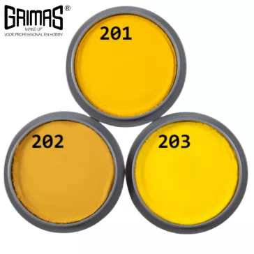 Grimas Bright Yellow Pure arcfesték 15 ml 203