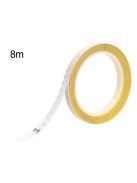 Fényvisszaverő szalag, öntapadós, 8 méter, kerékpárra, motorra, autóra, babakocsira, biztonsági matrica, láthatóság növelése, éjszakai közlekedés