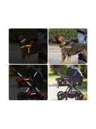 Fényvisszaverő szalag, öntapadós, 8 méter, kerékpárra, motorra, autóra, babakocsira, biztonsági matrica, láthatóság növelése, éjszakai közlekedés