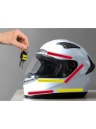 Fényvisszaverő szalag, öntapadós, 8 méter, kerékpárra, motorra, autóra, babakocsira, biztonsági matrica, láthatóság növelése, éjszakai közlekedés