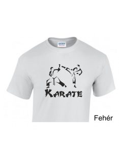 Póló - Karate mintával