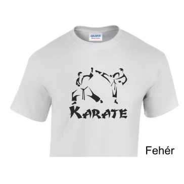Póló - Karate mintával