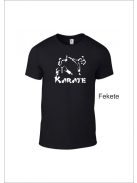 Póló - Karate mintával