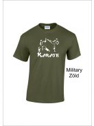 Póló - Karate mintával