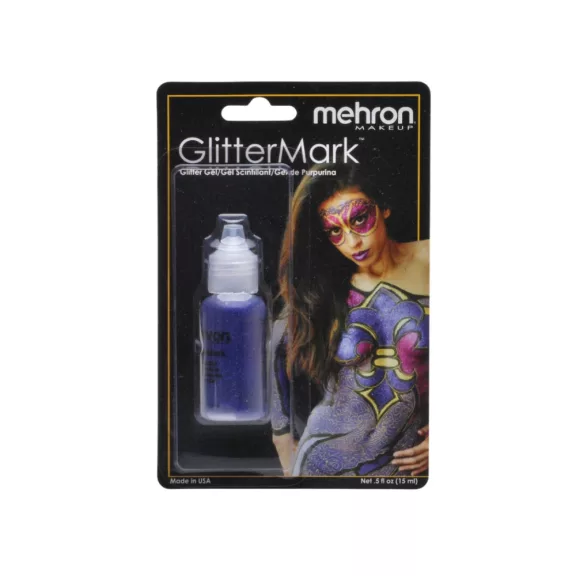 Glitter Mark Lila csillámzselé