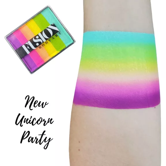 Fusion csíkos arcfesték Unicorn Party 50 gr