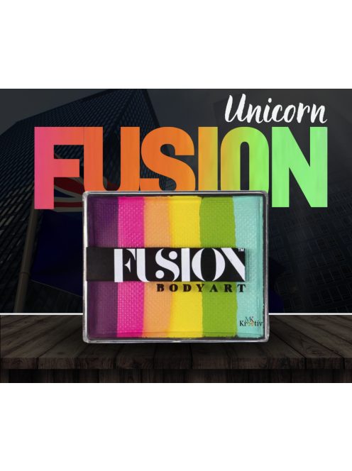 Fusion csíkos arcfesték Unicorn Party 50 gr