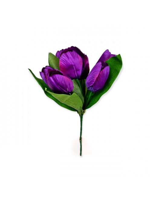 Tulipán csokor 7 virággal lila