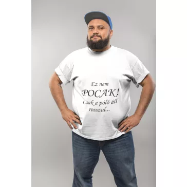 Vicces póló pocakos uraknak.