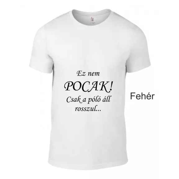 Vicces póló pocakos uraknak.