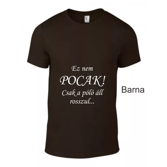 Vicces póló pocakos uraknak.