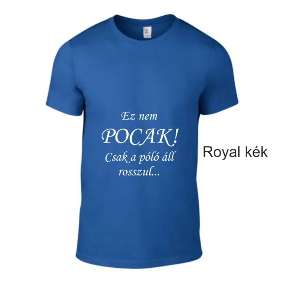 Vicces póló pocakos uraknak.