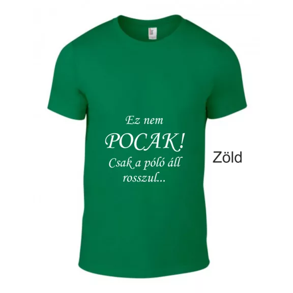 Vicces póló pocakos uraknak.