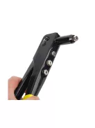 Kézi szegecshúzó 4 cserélhető fejjel alumínium és acél szegecsekhez