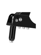 Kézi szegecshúzó 4 cserélhető fejjel alumínium és acél szegecsekhez