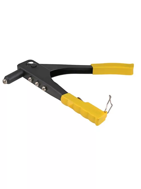 Kézi szegecshúzó 4 cserélhető fejjel alumínium és acél szegecsekhez