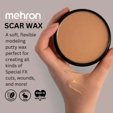Mehron Scar Wax Light – professzionális SFX heg- és sebwax